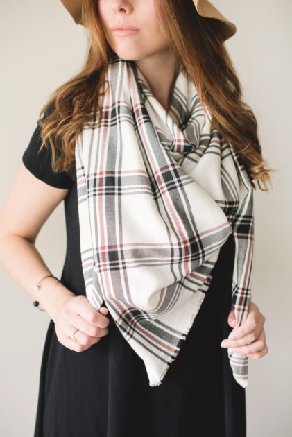 Butter blanket scarf - Lux Plaid